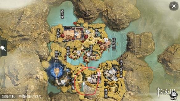 楚留香67打坐地点