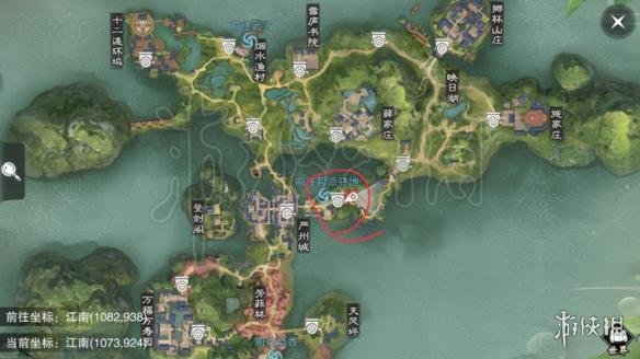 楚留香611打坐地点（楚留香打坐地点怎么找）