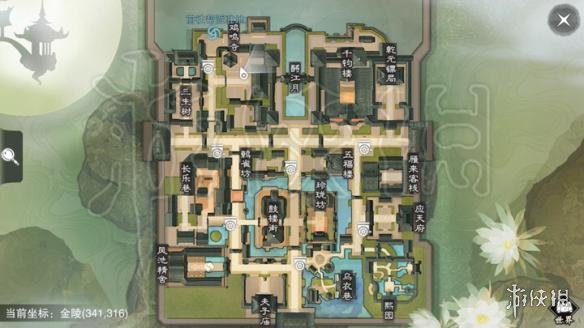 楚留香625打坐地点