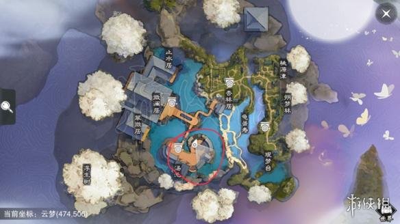 楚留香628打坐地点