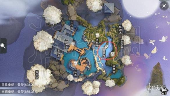 楚留香沧海打坐地点