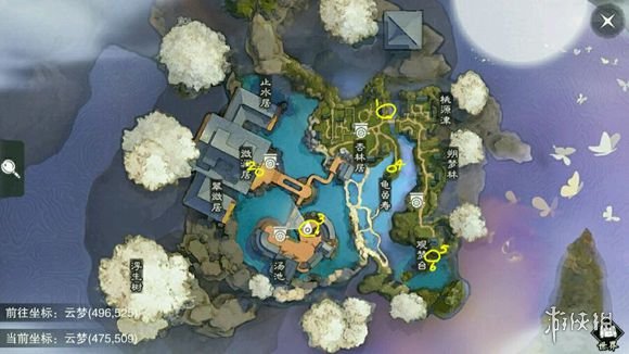 楚留香81建军节打坐地点