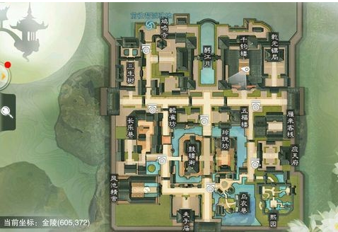 楚留香8.28打坐点在哪_8月28日坐观万象打坐修炼地点坐标