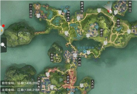 楚留香8.28打坐点在哪_8月28日坐观万象打坐修炼地点坐标