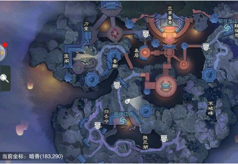 楚留香8.28打坐点在哪_8月28日坐观万象打坐修炼地点坐标