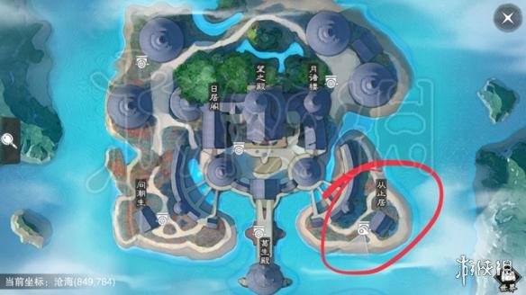 楚留香手游9.10在哪打坐