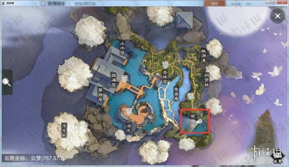 楚留香手游10.11在哪打坐