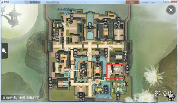 楚留香手游10.13在哪打坐