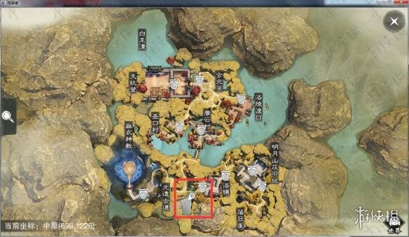 楚留香手游10.14在哪打坐