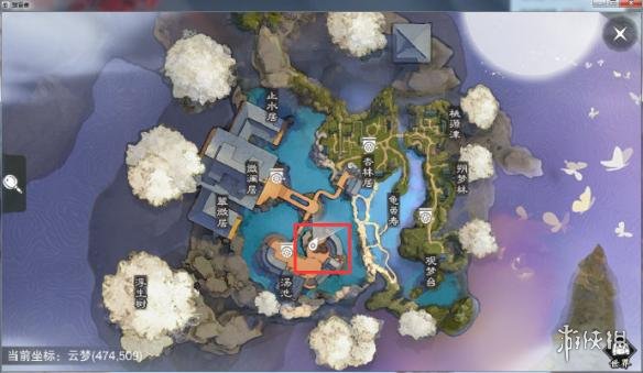 楚留香手游11.22在哪打坐