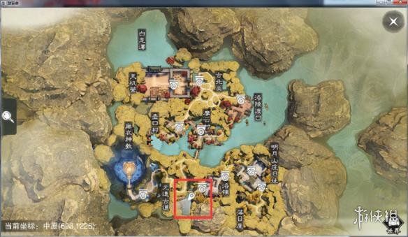 楚留香手游11.22在哪打坐