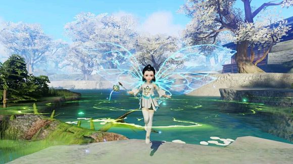 稚子山中坐海棠初绽时活泼伶俐总天然