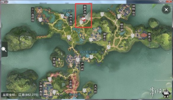 楚留香手游12.4在哪打坐