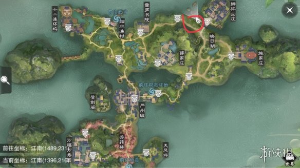 楚留香手游12.10在哪打坐 楚留香打坐点在哪看