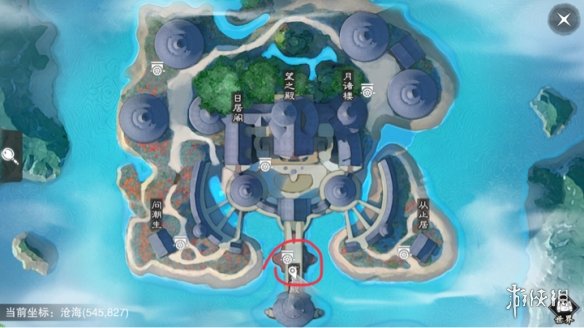 楚留香手游12.10在哪打坐