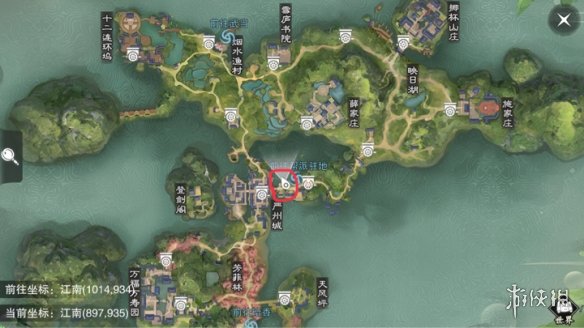 楚留香手游12.11在哪打坐