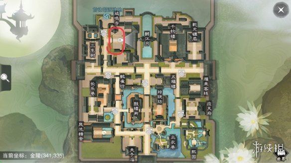 楚留香手游12.19在哪打坐