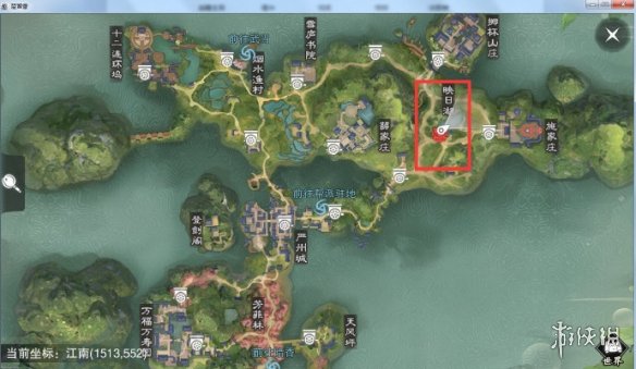 楚留香手游12.25在哪打坐