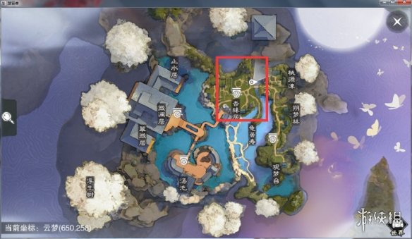 楚留香手游12.28在哪打坐