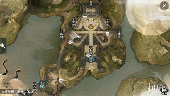 楚留香手游12.31在哪打坐