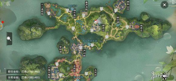 楚留香手游2019年1月2日坐观万象打坐修炼地点坐标