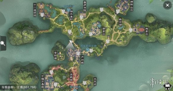 楚留香手游1.9在哪打坐