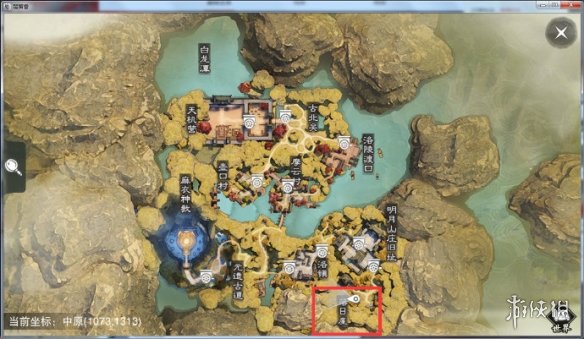 楚留香手游1.25在哪打坐