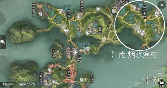 楚留香手游5.10在哪打坐