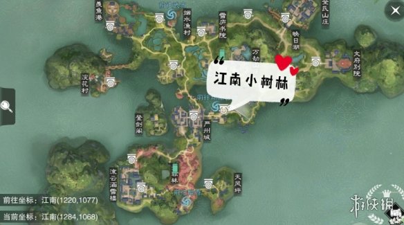 一梦江湖手游12.4打坐点