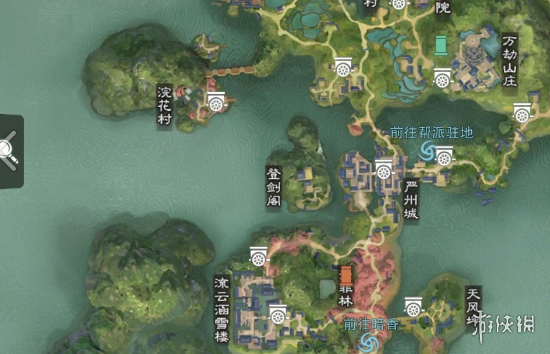 一梦江湖手游12.7打坐点