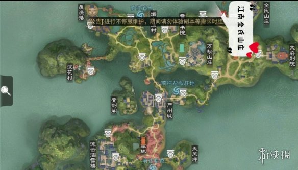 一梦江湖手游12.7打坐点