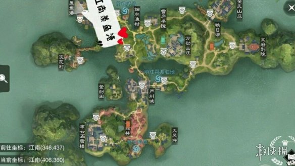一梦江湖手游12.18打坐点