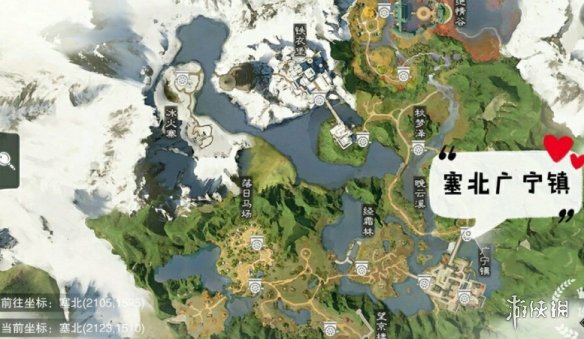 一梦江湖手游2.2打坐点