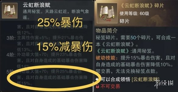一梦江湖云虹断浪赋多少钱