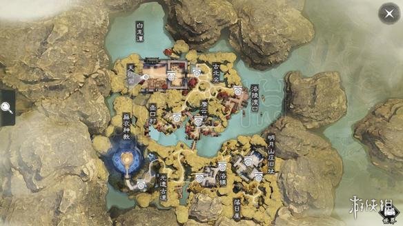 楚留香打坐地点汇总