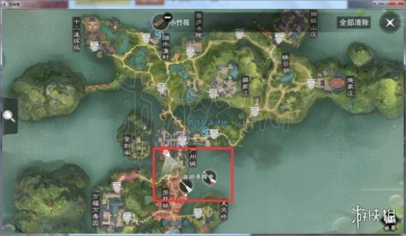 楚留香划船地点