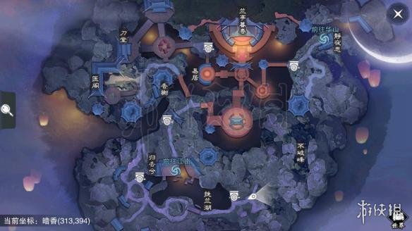 楚留香429打坐位置