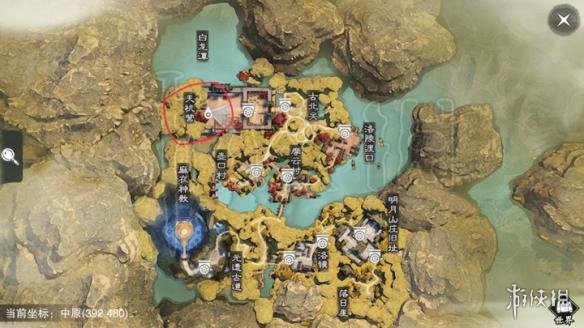 楚留香511打坐地点