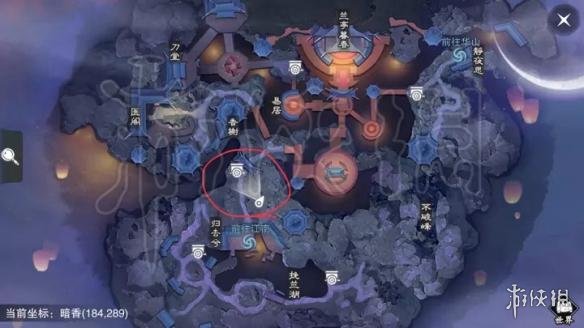 楚留香521打坐地点