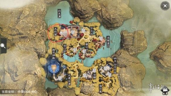 楚留香525打坐地点