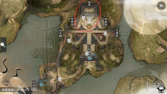 楚留香528打坐地点