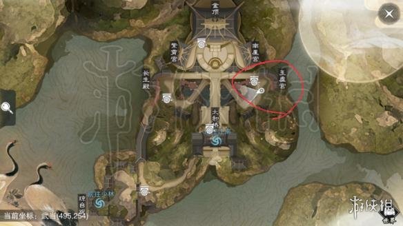 楚留香528打坐地点
