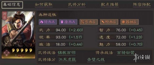 三国志战略版甘宁会心什么意思