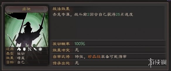 三国志战略版马匹特技属性一览