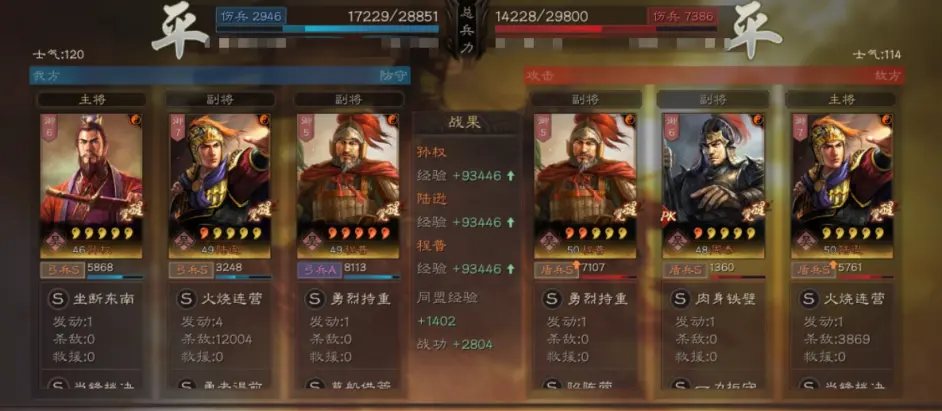 三国志战略版孙权陆逊程普阵容推荐