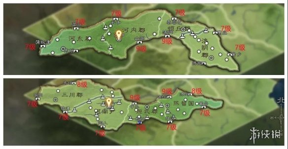 三国志战略版官渡之战地图