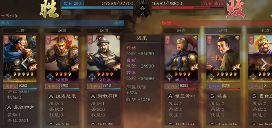 三国志战略版许褚黑科技阵容推荐