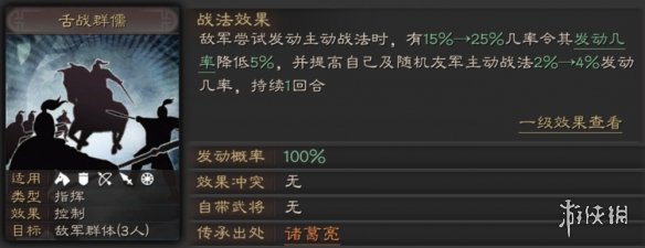 三国志战略版舌战群儒战法攻略（三国志战略版舌战群儒战法哪里来）