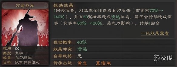 三国志战略版万箭齐发战法攻略（三国志战略版万箭齐发战法出处）