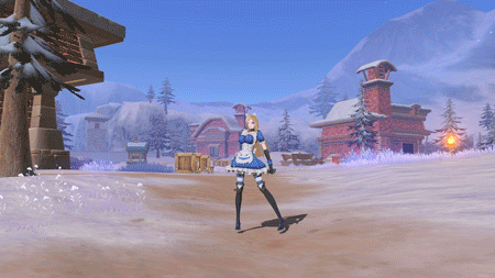 风云岛行动猫女鬼面爱丽丝皮肤特效